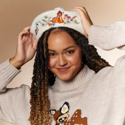 Disney Store Bambi Comfy And Cozy Beret For Adults 4 Disney Store Bambi Comfy And Cozy Beret For Adults - Image 2
