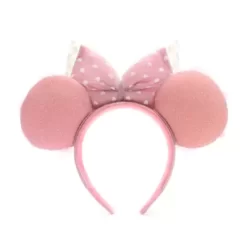 Disney Parks Minnie Mouse Hearts And Flowers Ears Headband For Adults -Wonder Toy Shop 428403698660 2