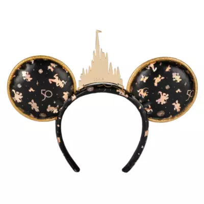Walt Disney World 50th Anniversary Mickey And Friends Grand Finale Ears Headband For Adults 5 Walt Disney World 50th Anniversary Mickey And Friends Grand Finale Ears Headband For Adults - Image 3
