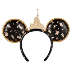 Walt Disney World 50th Anniversary Mickey And Friends Grand Finale Ears Headband For Adults