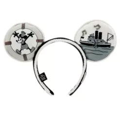 Mickey Mouse Steamboat Willie Disney100 Decades Ears Headband For Adults, 1 Of 10 -Wonder Toy Shop 428403779437 2