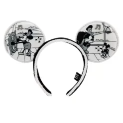 Mickey Mouse Steamboat Willie Disney100 Decades Ears Headband For Adults, 1 Of 10