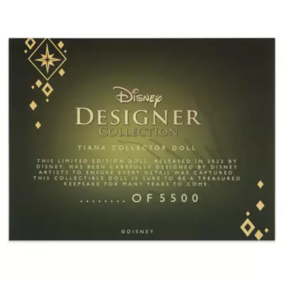 Disney Store Tiana Ultimate Princess Celebration Limited Edition Doll 12 Disney Store Tiana Ultimate Princess Celebration Limited Edition Doll - Image 10