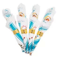 Disney Store Ann Shen The Aristocats Napkins, Set Of 4