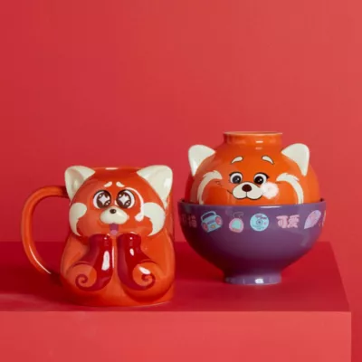 Disney Store Mei Lee Red Panda Figural Mug, Turning Red 4 Disney Store Mei Lee Red Panda Figural Mug, Turning Red - Image 2