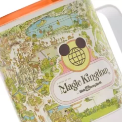 Walt Disney World 50th Anniversary Vault Map Mug With Lid -Wonder Toy Shop 465033285730 2
