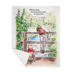 Disney Store Winnie The Pooh And Friends Fleece Throw
