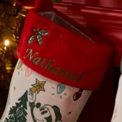 Disney Store Mickey And Pluto Vintage Christmas Stocking 7 Disney Store Mickey And Pluto Vintage Christmas Stocking -Wonder Toy Shop 465063297208 2