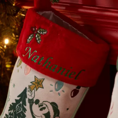 Disney Store Mickey And Pluto Vintage Christmas Stocking 5 Disney Store Mickey And Pluto Vintage Christmas Stocking - Image 3