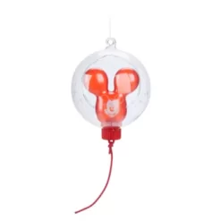 Disney Store Mickey Mouse Red Balloon Light-Up Hanging Ornament