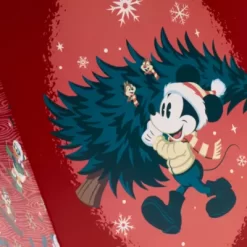 Disney Store Mickey And Friends Walt's Holiday Lodge Gift Box With Handle, Small -Wonder Toy Shop 466012493085 1