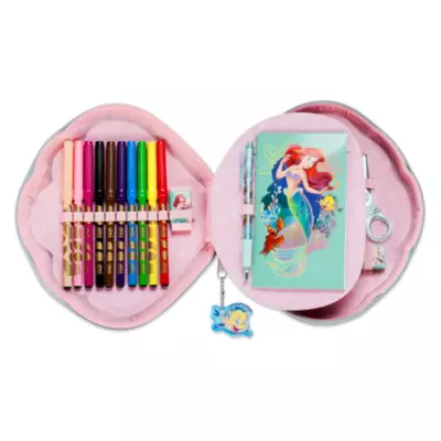 Disney Store Ariel Zip-Up Stationery Kit, The Little Mermaid 6 Disney Store Ariel Zip-Up Stationery Kit, The Little Mermaid - Image 4