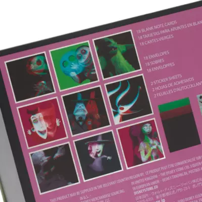 Disney Store The Nightmare Before Christmas Notecard Set 6 Disney Store The Nightmare Before Christmas Notecard Set - Image 4