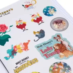 Disney Store Disney Classics Notebook And Stickers -Wonder Toy Shop 466043425901 2
