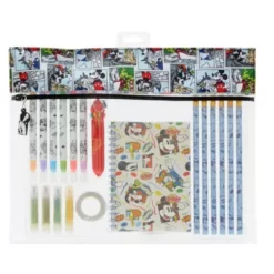 Disney Store Mickey Mouse And Friends Zip-Up Stationery Kit -Wonder Toy Shop 466043427561 1